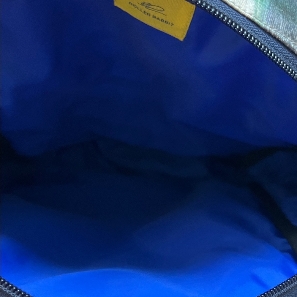 Roller Rabbit Little Kid Blue/Green Patterned Lenny Backpack - Picture 4 of 9